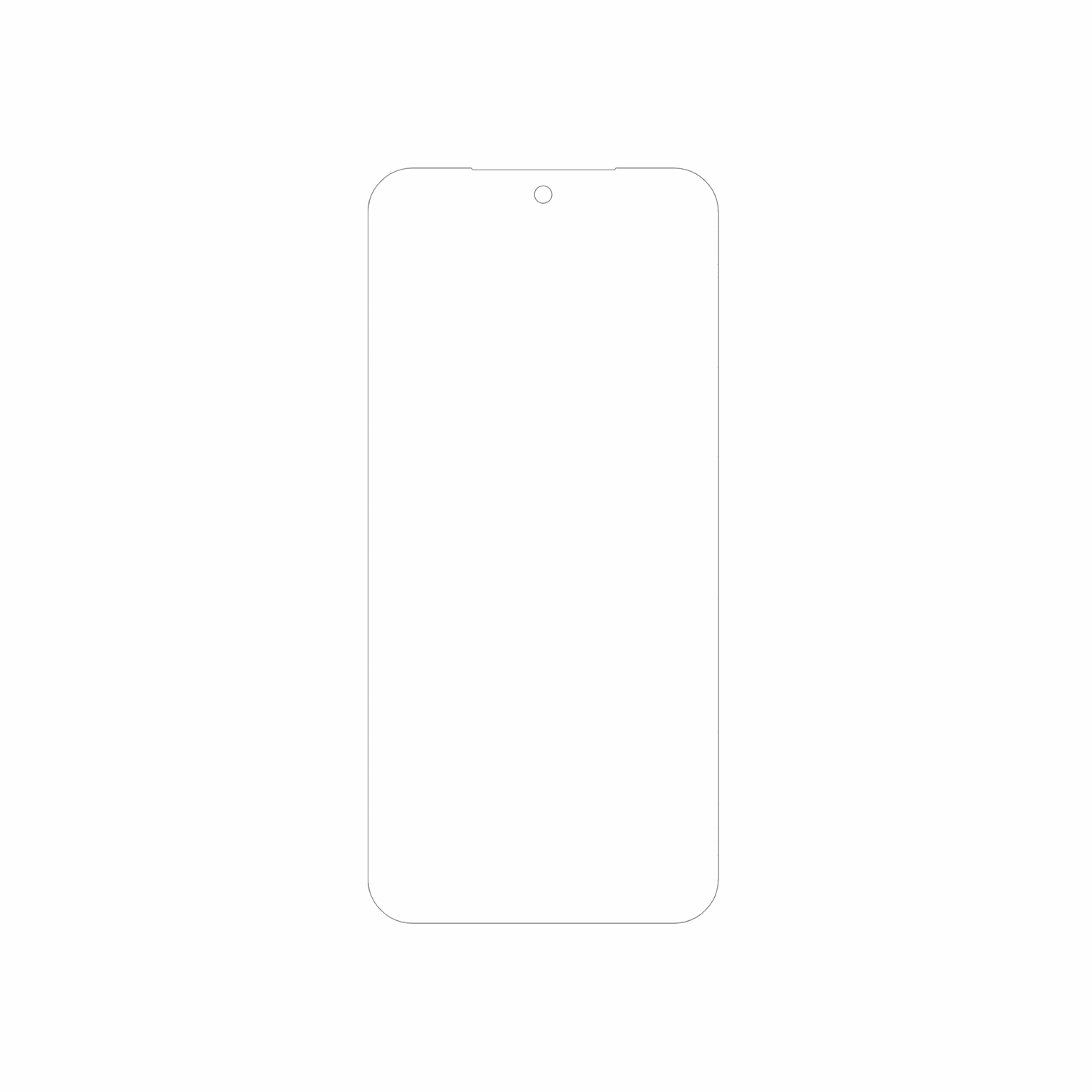dipos Displayschutz für Honor Power2, mattierte Oberfläche, geringe Dicke und perfekte Passform