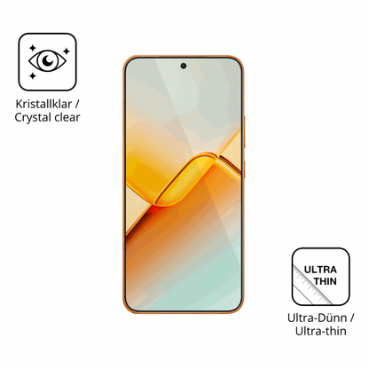 Dünne und klare Folie passend zugeschnitten für Honor Power2