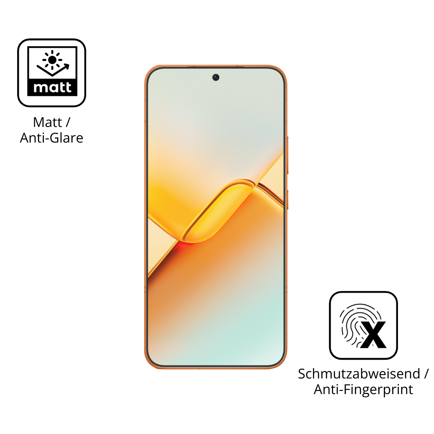 9H Hartbeschichtete, flexible Folie passend zugeschnitten für Honor Power2
