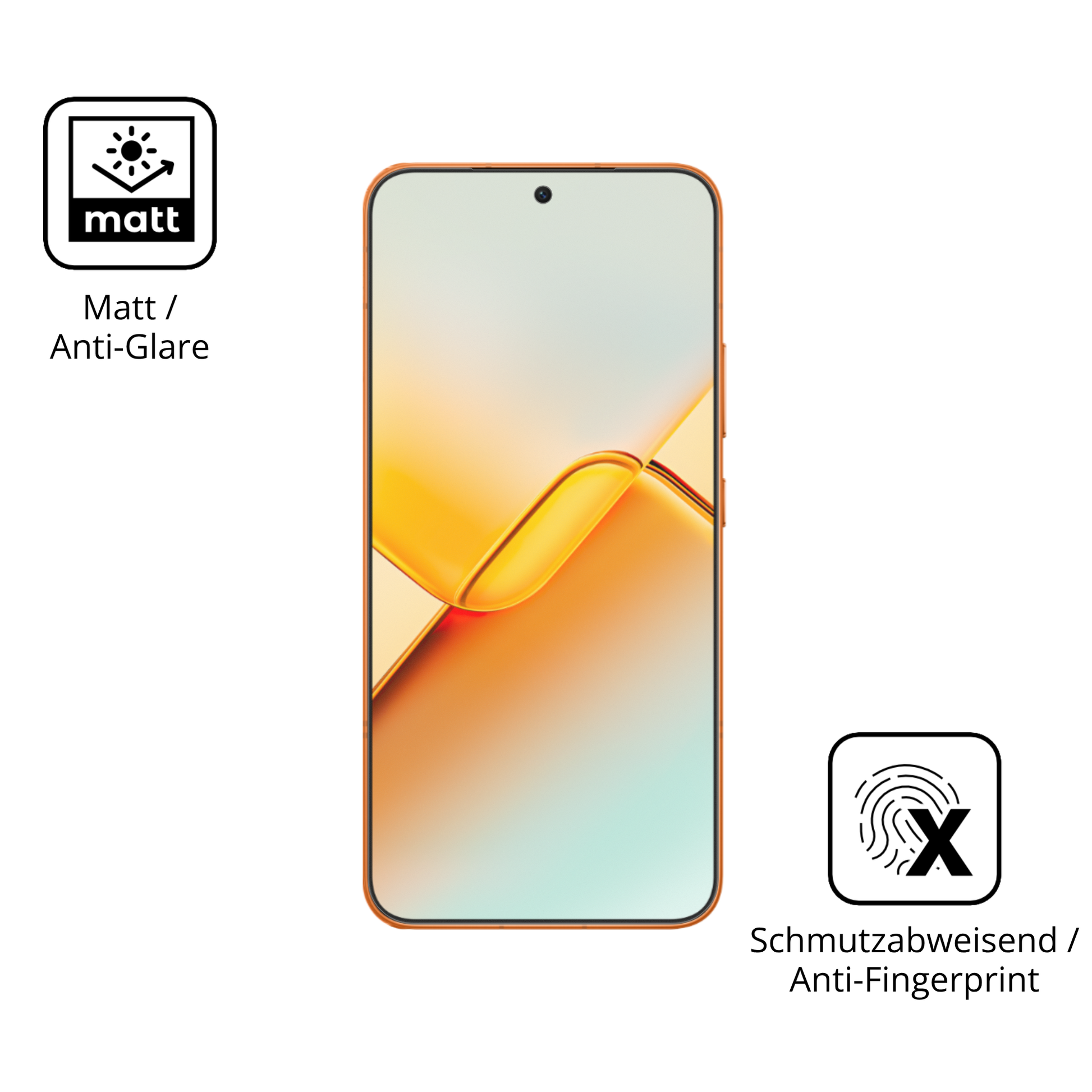 9H Hartbeschichtete, flexible Folie passend zugeschnitten für Honor Power2