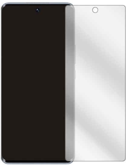 HonorV40 Lite mit aufgebrachter dipos Displayschutzfolie, glasklare Darstellung ohne Einschränkungen