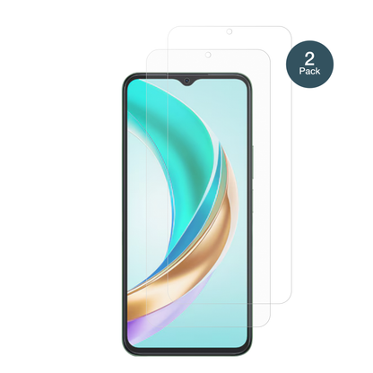 HonorX6b Plus mit aufgebrachter dipos Panzerfolie, die lästige Fingerabdrücke minimiert