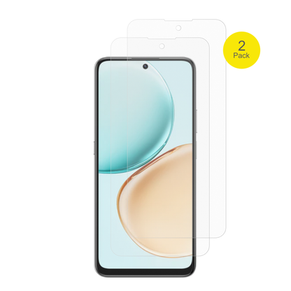 HonorX7d 4G mit aufgebrachter dipos Flex Schutzfolie, glasklare Darstellung ohne Einschränkungen