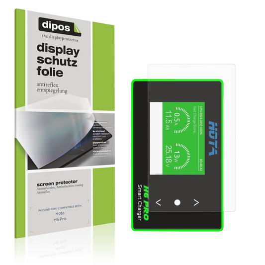 Matte Displayschutzfolie von dipos passend für hotah6 pro, präziser Zuschnitt und blasenfrei montiert