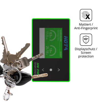 dipos Displayschutz für hotah6 pro, mattierte Oberfläche, Blickschutzfilter und perfekter Passform