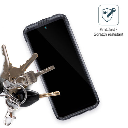 dipos Displayschutz für Hotwav Cyber X, transparente Oberfläche, perfekte Passform auch für die Rundungen