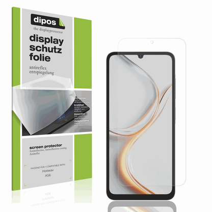 Matte Displayschutzfolie von dipos passend für Hotwav A56, präziser Zuschnitt und blasenfrei montiert