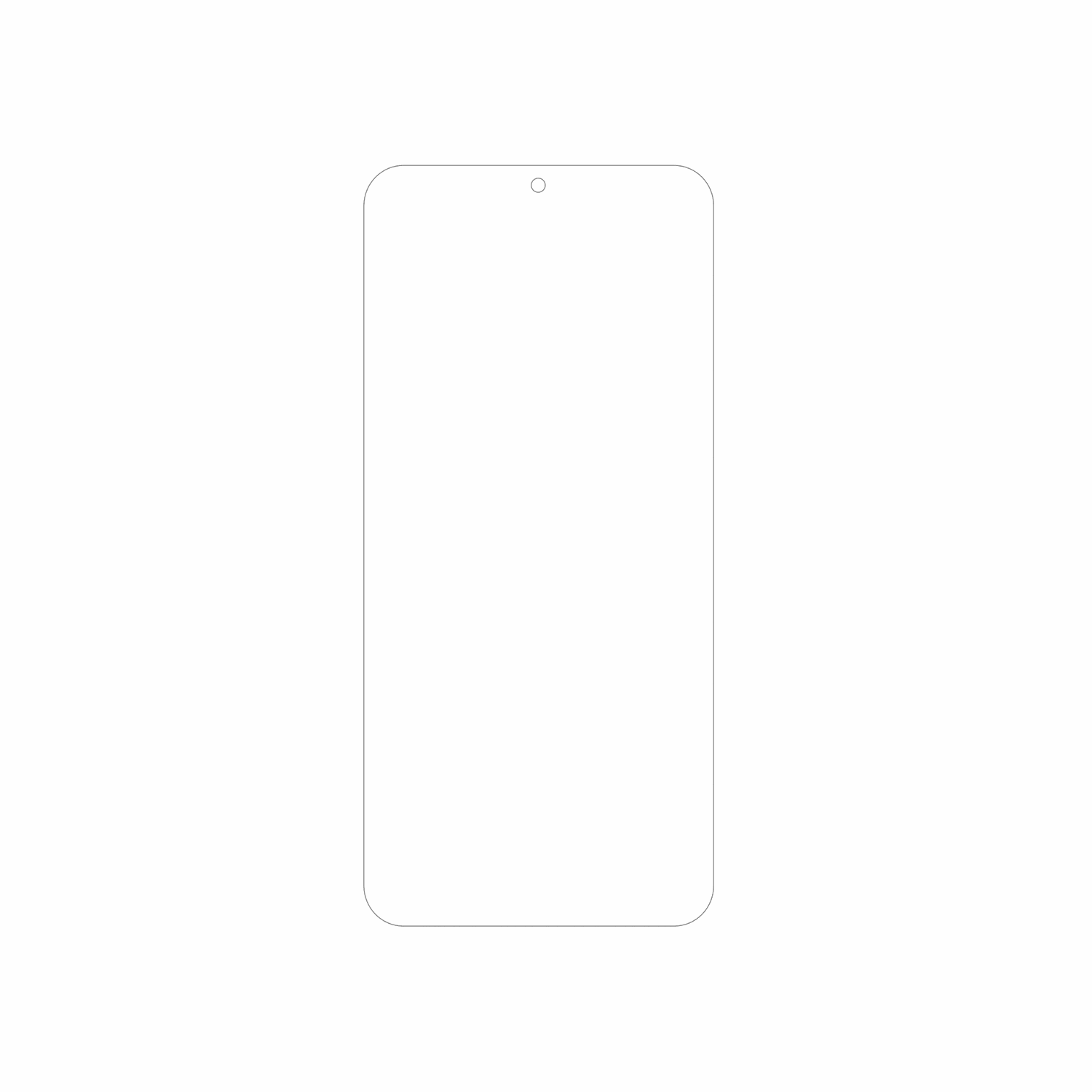 dipos Displayschutz für Hotwav A56, mattierte Oberfläche, geringe Dicke und perfekte Passform