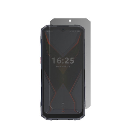 HotwavCyber 16 Pro mit aufgebrachtem dipos Displayschutz, der seitliche Einblicke blockiert