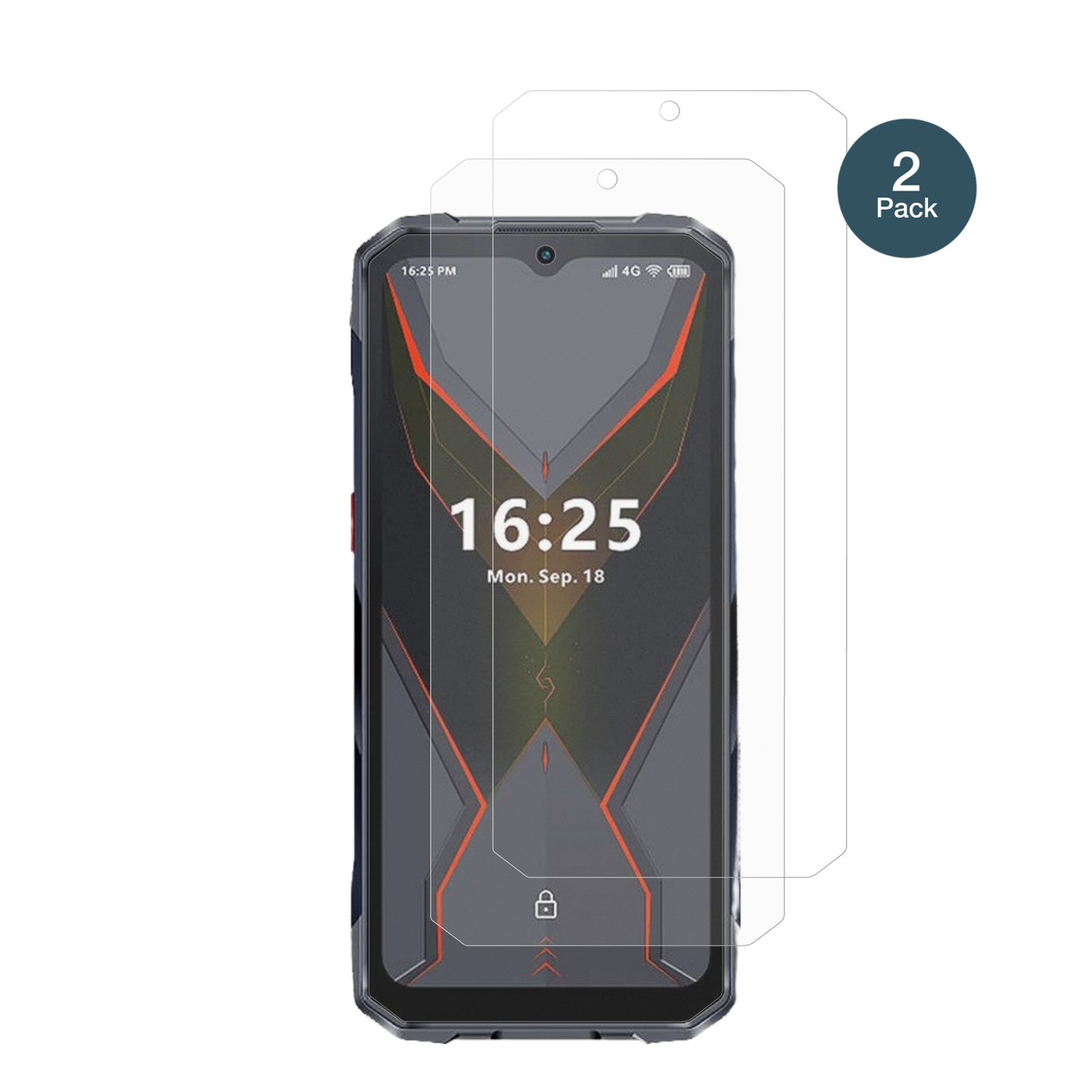 HotwavCyber 16 Pro mit aufgebrachter dipos Panzerfolie, die lästige Fingerabdrücke minimiert