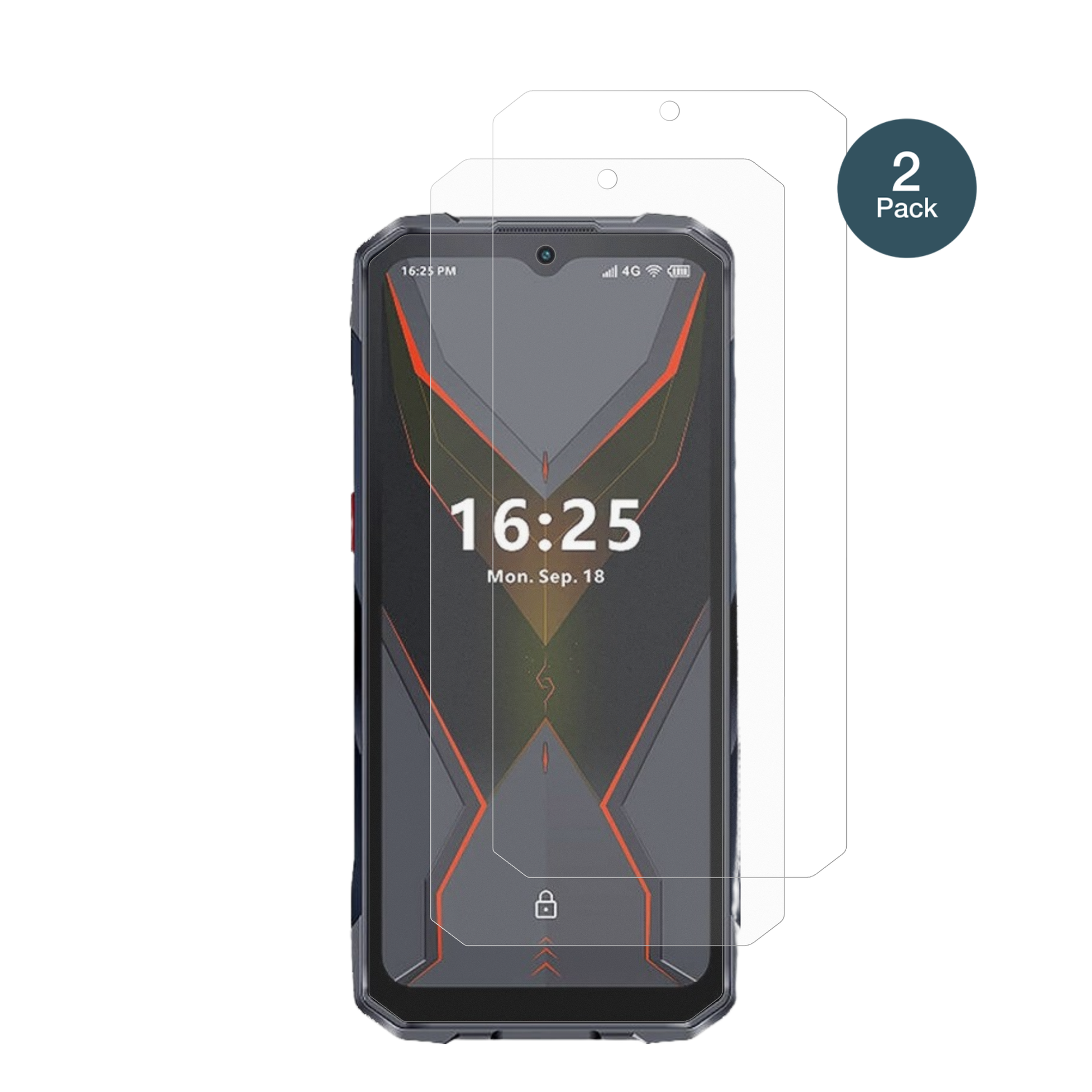 HotwavCyber 16 Pro mit aufgebrachter dipos Panzerfolie, die lästige Fingerabdrücke minimiert