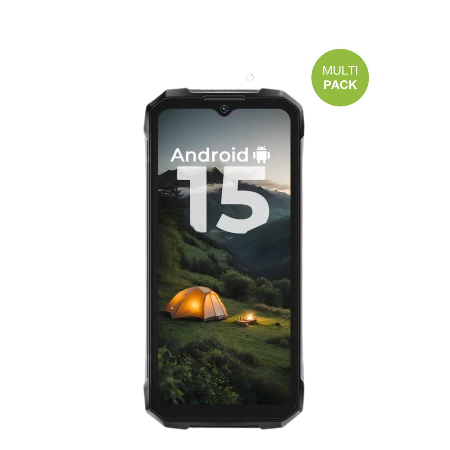 HotwavHyper 7s mit aufgebrachter dipos Displayschutzfolie, die lästige Fingerabdrücke minimiert