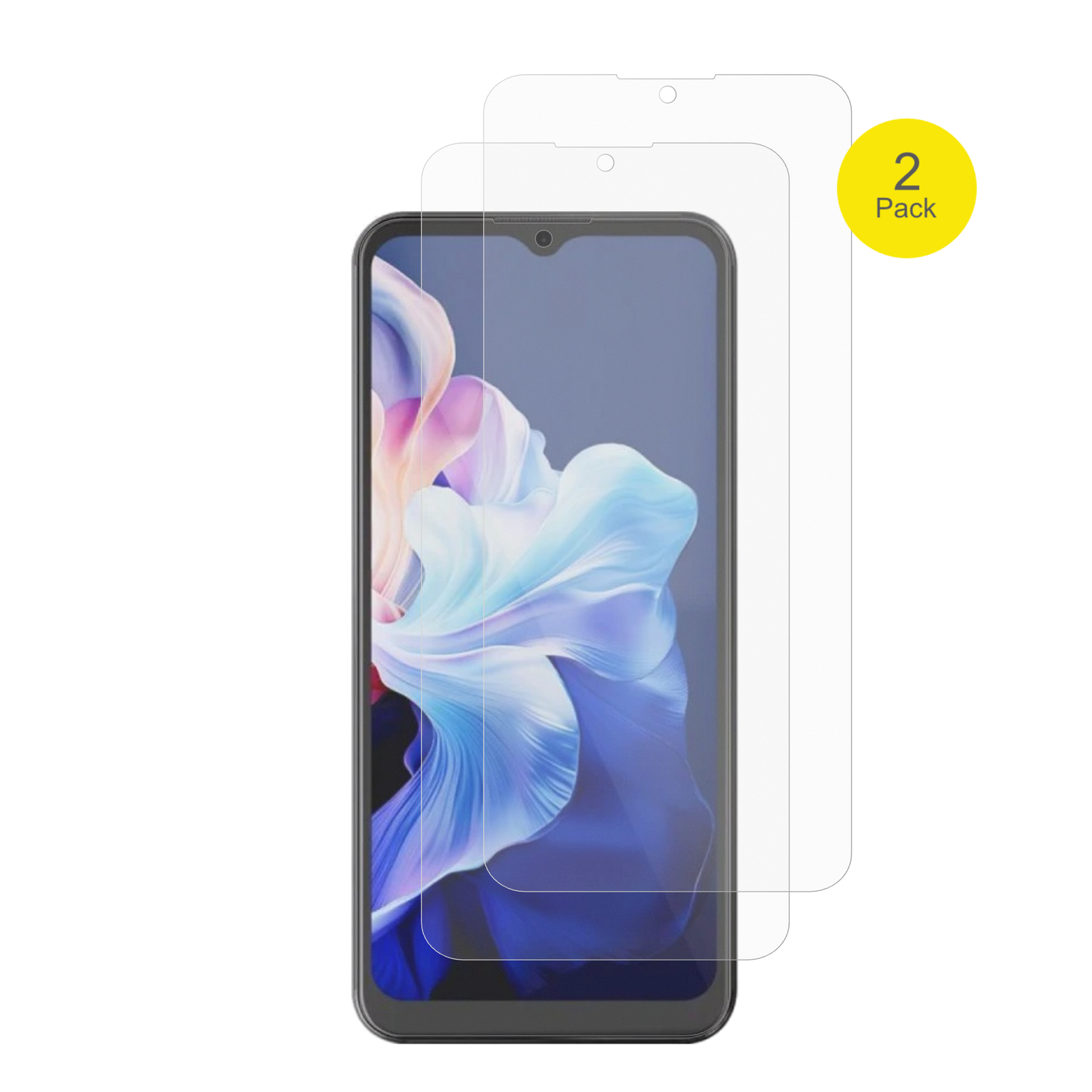 HotwavNote 15 mit aufgebrachter dipos Flex Schutzfolie, glasklare Darstellung ohne Einschränkungen