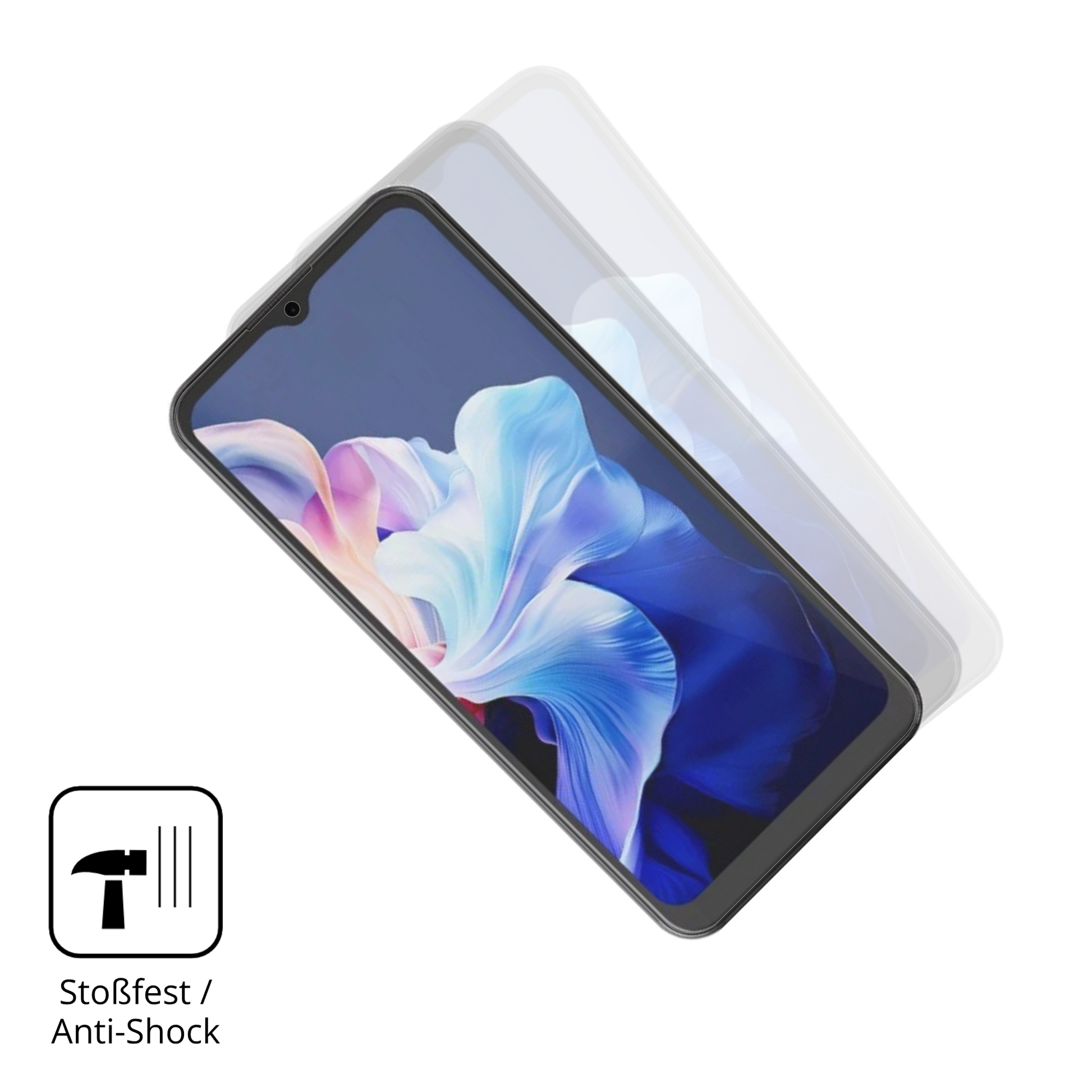 Schutz gegen Kratzer auf dem Hotwav Note 15 Pro Glas durch Schlüssel, Stöße gegen die Tischkante oder Stürze