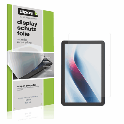 Matte Displayschutzfolie von dipos passend für Hotwav Pad 13, präziser Zuschnitt und blasenfrei montiert
