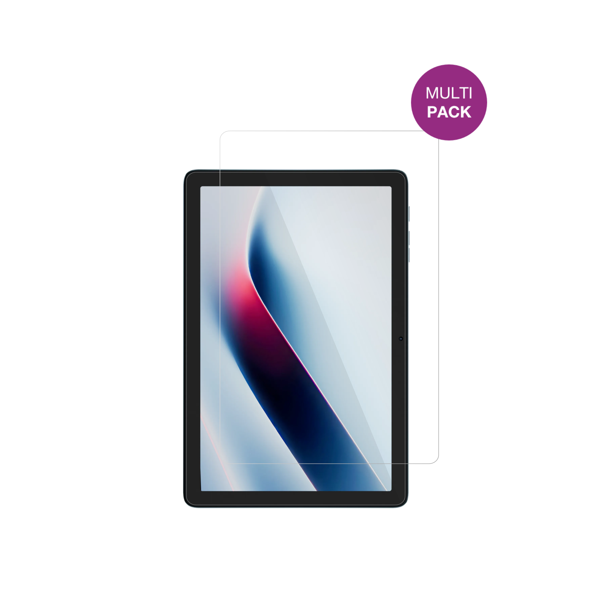 HotwavPad 13 Pro mit aufgebrachter dipos Displayschutzfolie, glasklare Darstellung ohne Einschränkungen