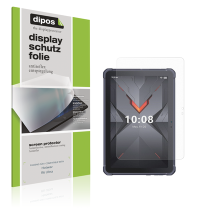 Matte Displayschutzfolie von dipos passend für Hotwav R6 Ultra, präziser Zuschnitt und blasenfrei montiert