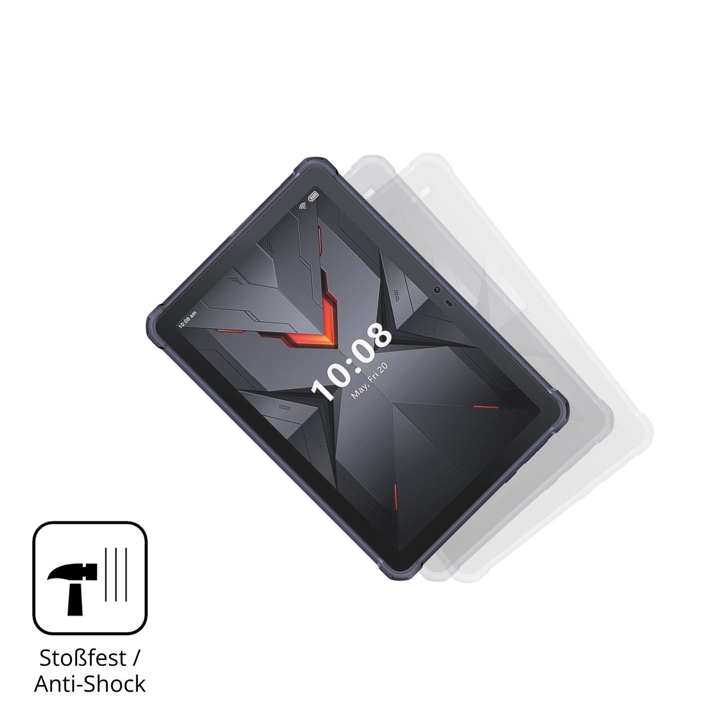 Schutz gegen Kratzer auf dem Hotwav R7 Glas durch Schlüssel, Stöße gegen die Tischkante oder Stürze