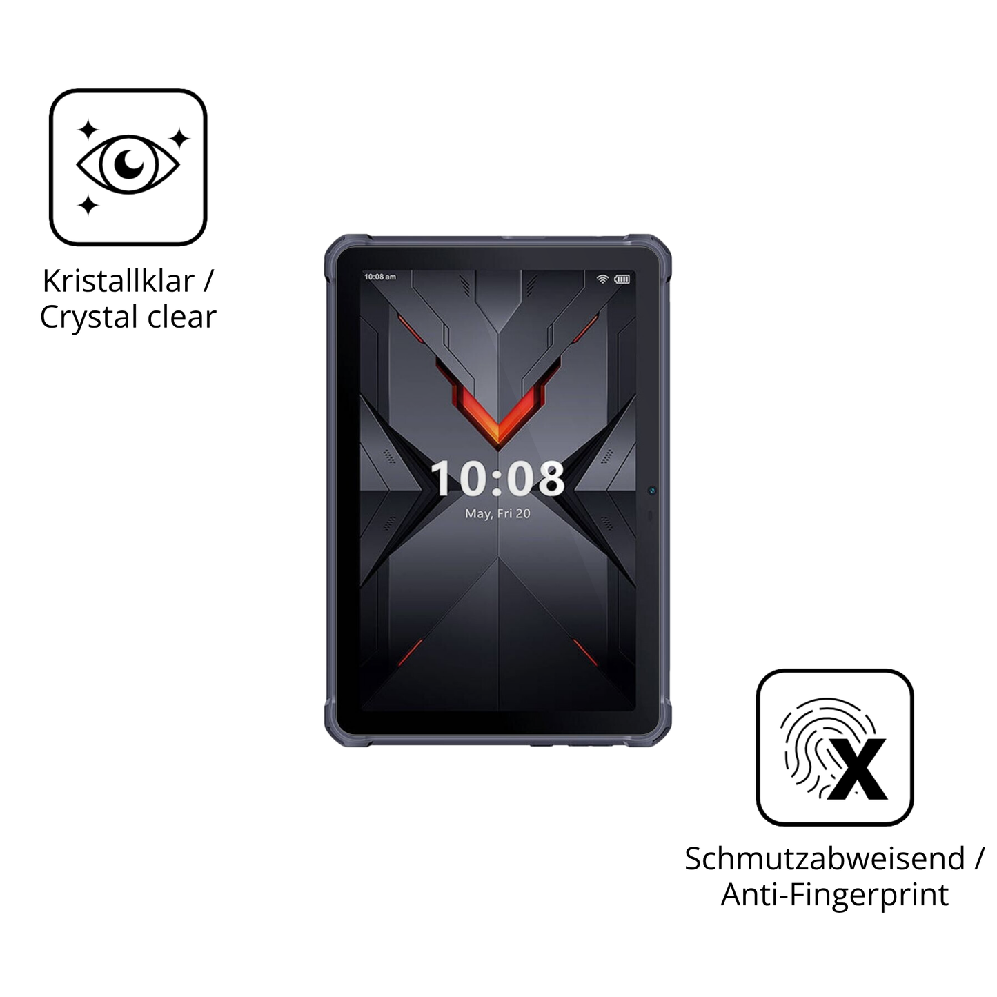 Flexible TPU-Folie passend zugeschnitten für Hotwav R6 Ultra, vollständige Abdeckung