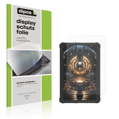 Matte Displayschutzfolie von dipos passend für Hotwav R8, präziser Zuschnitt und blasenfrei montiert