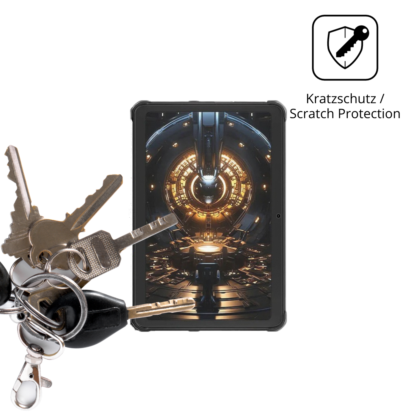 Schutz gegen Kratzer auf dem Hotwav R8 Glas durch Schlüssel oder Ähnliches