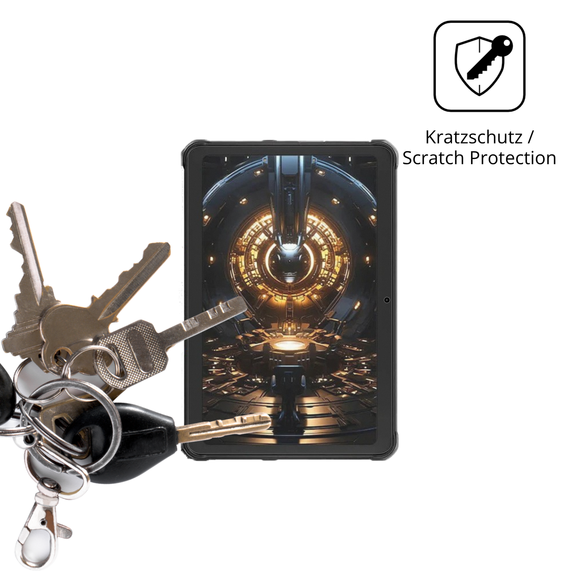 Schutz gegen Kratzer auf dem Hotwav R8 Glas durch Schlüssel oder Ähnliches