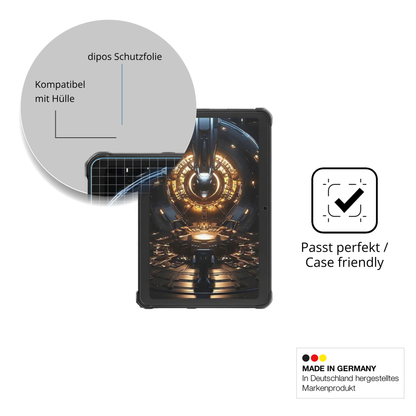 Schutzfolie mit optimaler Passform, zur Verwendung mit Hüllen geeignet