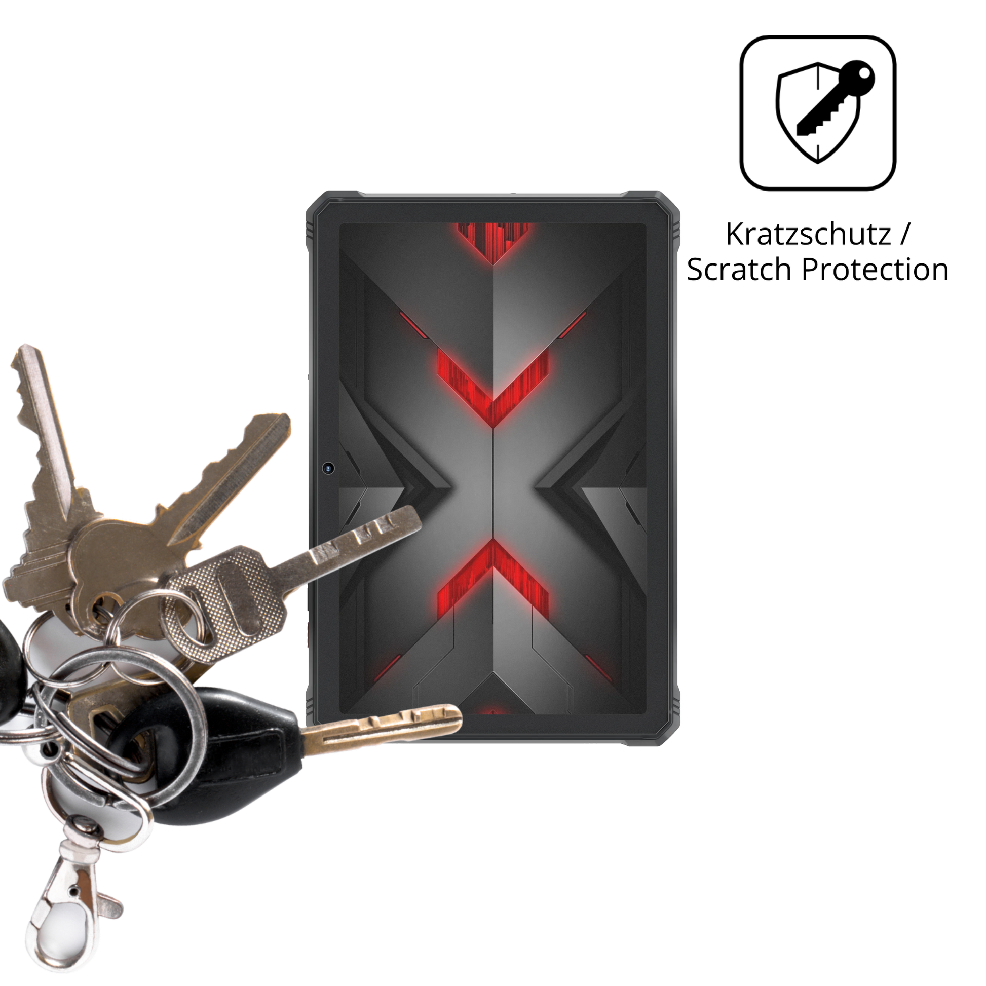 Schutz gegen Kratzer auf dem Hotwav R9 Ultra 5G Glas durch Schlüssel oder Ähnliches