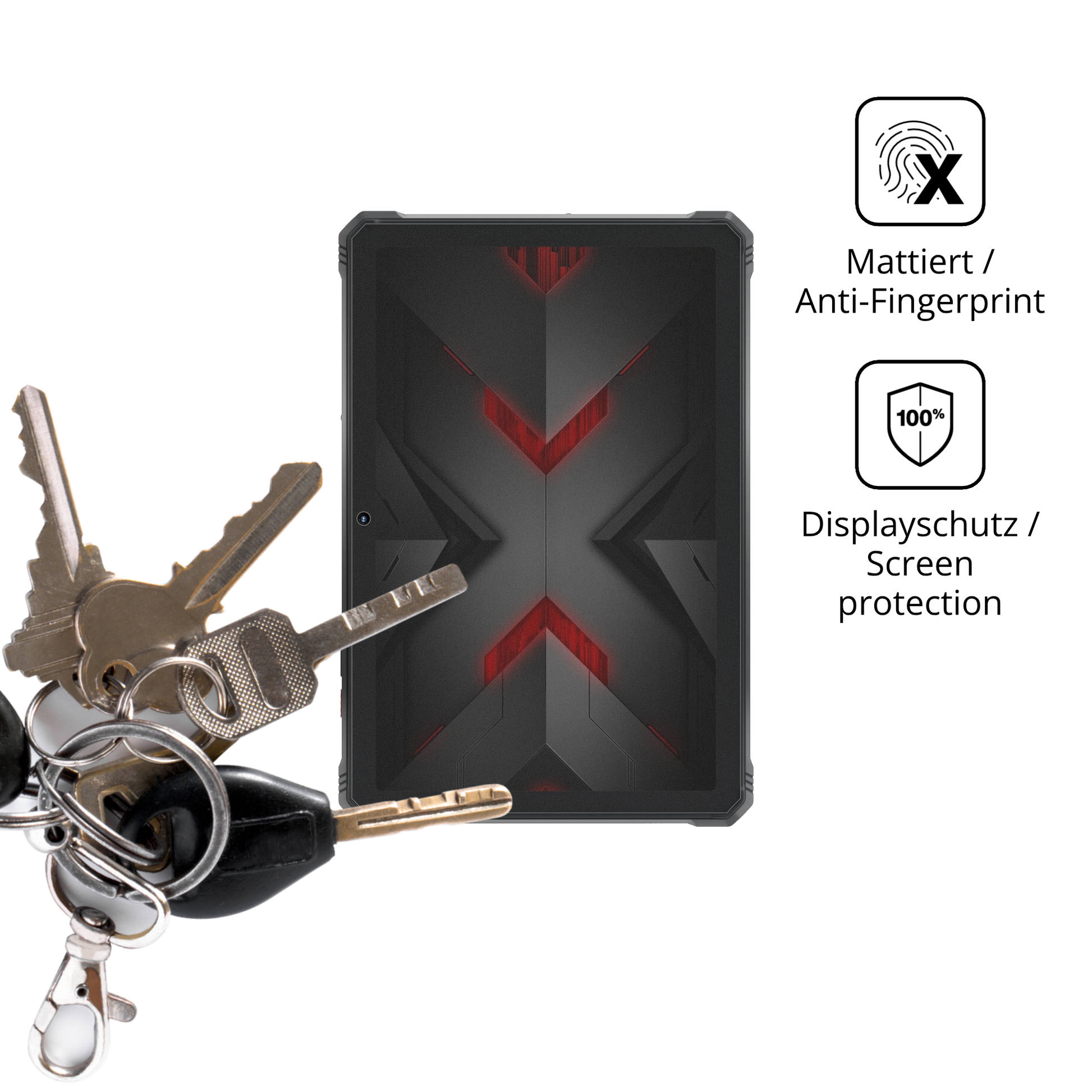 dipos Displayschutz für Hotwav R9 Ultra 5G, mattierte Oberfläche, Blickschutzfilter und perfekter Passform