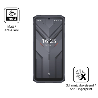 Dünne und entspiegelnde Folie passend zugeschnitten für Hotwav T7S