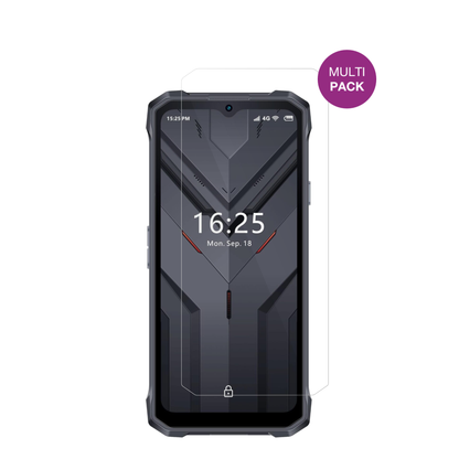 HotwavT7S mit aufgebrachter dipos Displayschutzfolie, glasklare Darstellung ohne Einschränkungen