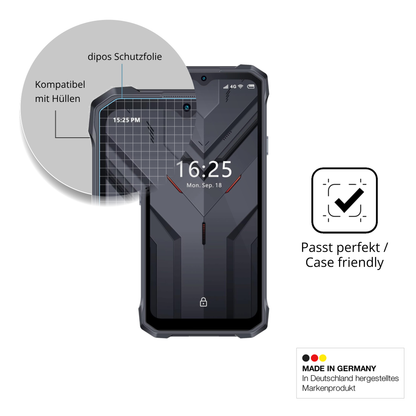 Schutzfolie mit optimaler Passform, zur Verwendung mit Hüllen geeignet