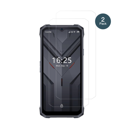 HotwavT7S mit aufgebrachter dipos Flex Schutzfolie, glasklare Darstellung ohne Einschränkungen