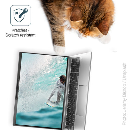 dipos Displayschutz für HP EliteBook 860 G11 16 Zoll, transparente Oberfläche, perfekte Passform auch für die Rundungen