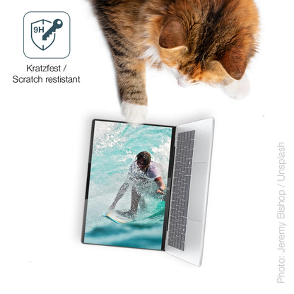 dipos Displayschutz für HP OmniBook 5 14 Zoll, transparente Oberfläche, perfekte Passform auch für die Rundungen