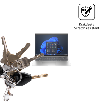 2x 9H Schutzfolie matt für HP EliteBook 6 G1i 16 Zoll Panzerfolie