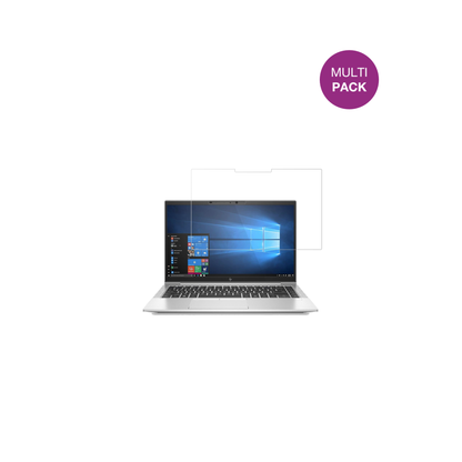 HPEliteBook 845 G7 mit aufgebrachter dipos Displayschutzfolie, glasklare Darstellung ohne Einschränkungen