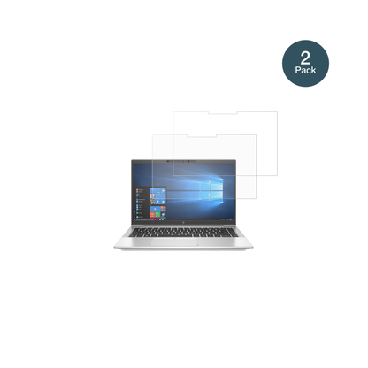 HPEliteBook 840 G7 mit aufgebrachter dipos Panzerfolie, die lästige Fingerabdrücke minimiert