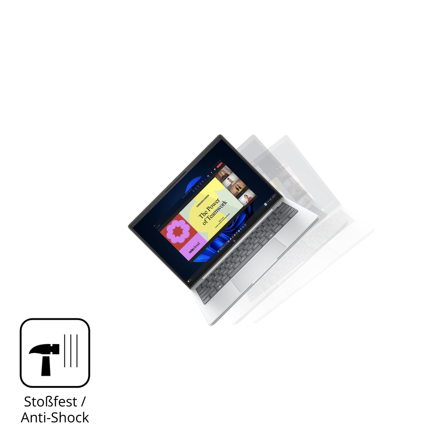 Schutz gegen Kratzer auf dem HP EliteBook 8 G1a 13 Zoll Glas durch Schlüssel, Stöße gegen die Tischkante oder Stürze