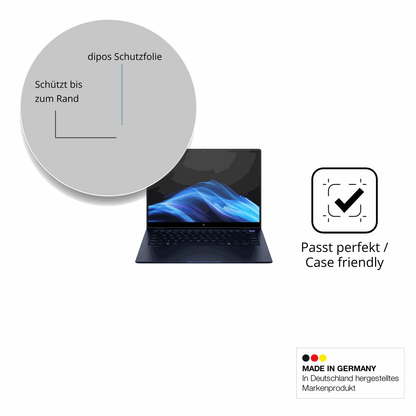Besonders flexibler Displayschutz mit Anti-Shock-Schicht im Materialmix