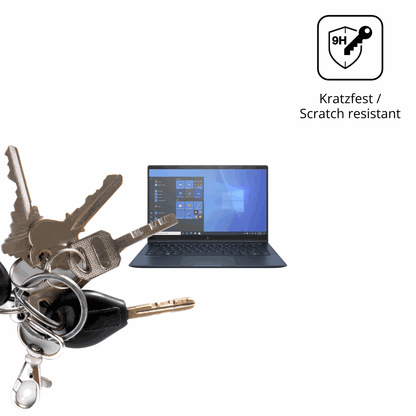 dipos Displayschutz für HP Elite Dragonfly G2, transparente Oberfläche, perfekte Passform auch für die Rundungen