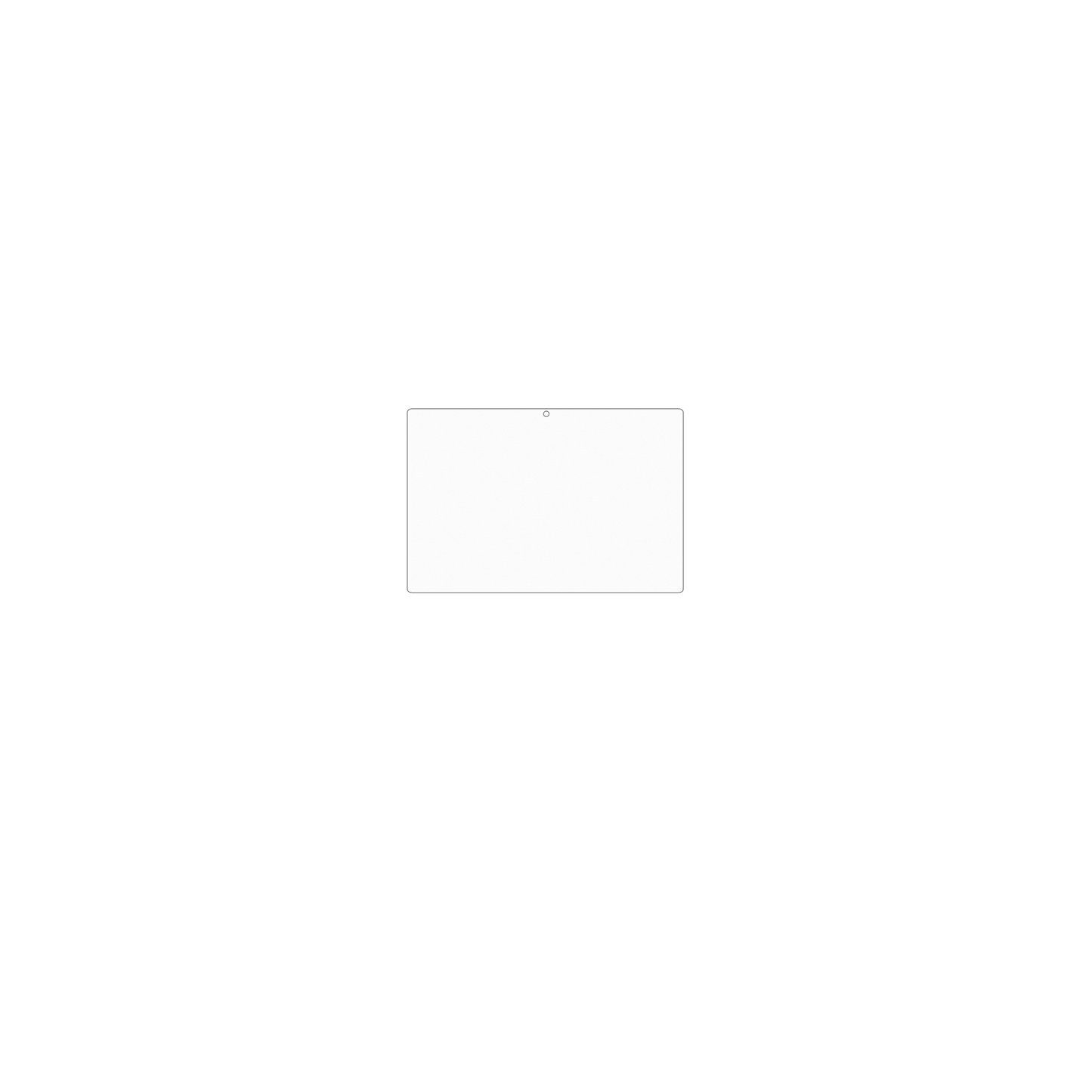 dipos Displayschutz für hpfortis flip g1i 11 zoll, mattierte Oberfläche, geringe Dicke und perfekte Passform