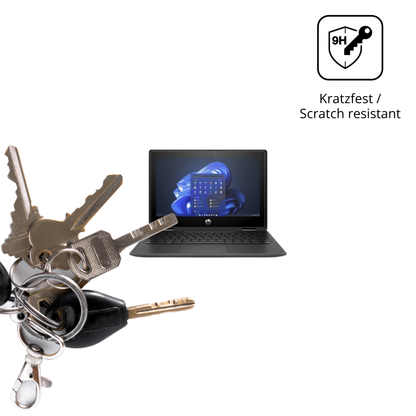 dipos Displayschutz für hpfortis flip g1i 11 zoll, transparente Oberfläche, perfekte Passform auch für die Rundungen