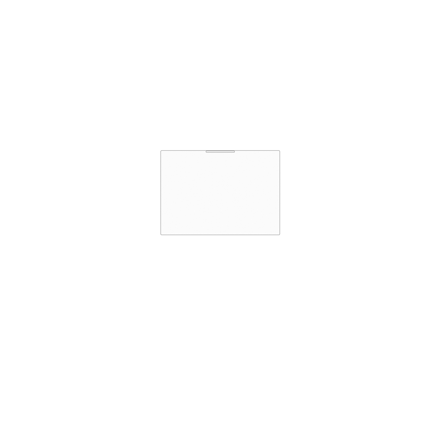 dipos Displayschutz für hpomen transcend 16-u1000nl, mattierte Oberfläche, geringe Dicke und perfekte Passform