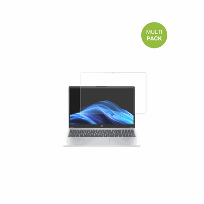 HPOmniBook 3 15 Zoll mit aufgebrachter dipos Displayschutzfolie, die lästige Fingerabdrücke minimiert