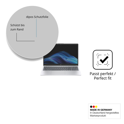 Schutz gegen Kratzer auf dem HP OmniBook 3 15 Zoll Glas durch Schlüssel oder Ähnliches