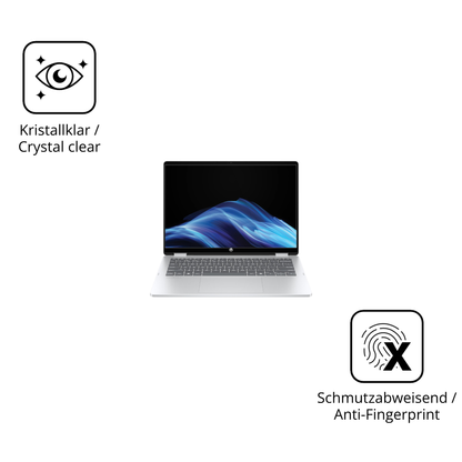 Flexible TPU-Folie passend zugeschnitten für HP OmniBook 5 Flip 14-FP0254ng, vollständige Abdeckung