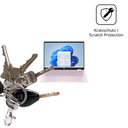 Schutz gegen Kratzer auf dem HP OmniBook 5 Flip 14 FP0765ng Glas durch Schlüssel oder Ähnliches