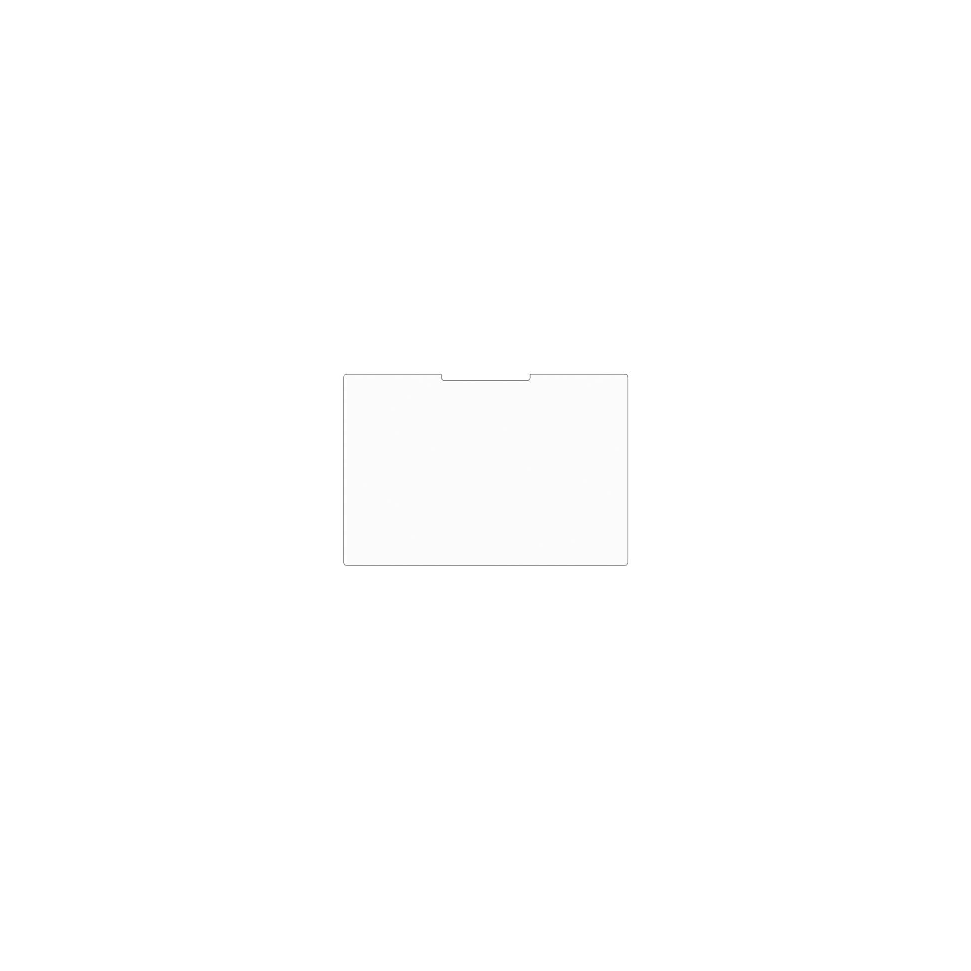 dipos Displayschutz für hpomnibook 7 aero 13, mattierte Oberfläche, geringe Dicke und perfekte Passform