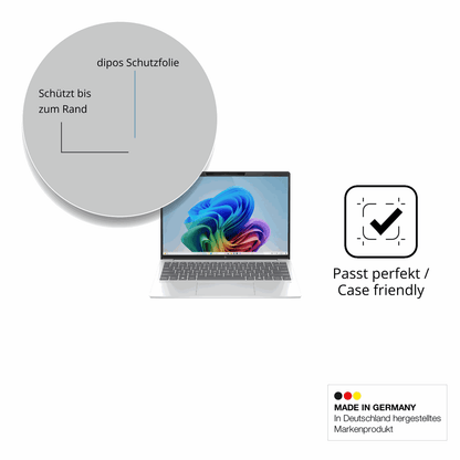 Besonders flexibler Displayschutz mit Anti-Shock-Schicht im Materialmix